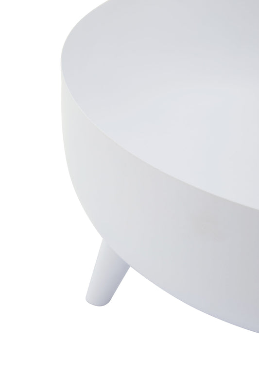 Alina White Footed Planter