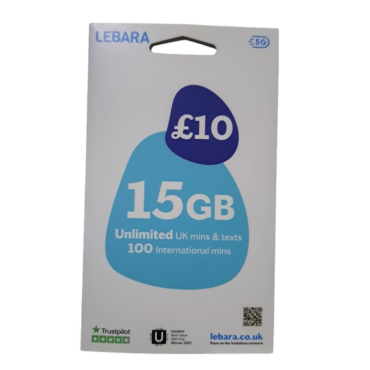 Lebara Pay As You Go Sim Card