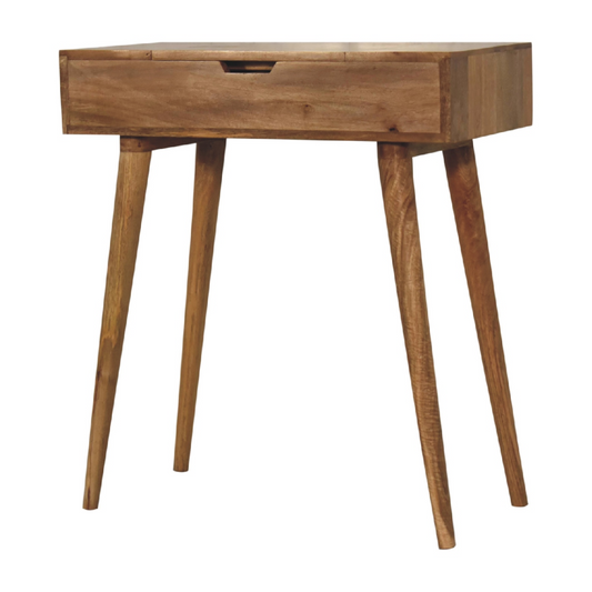 Artisan Furniture Solid Wood Mini Oak-ish Dressing Table, 4 Storage
78x70x35 cm