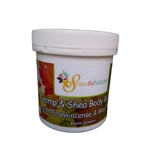Hemp Shea Butter Body Butter with Frankincense and May Chang Oils. Intensive Therapy for Very Dry Skin with Unrefined Shea Butter and Hemp oil 250g
