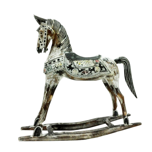 45 cm WOODEN HORSE Home Decor