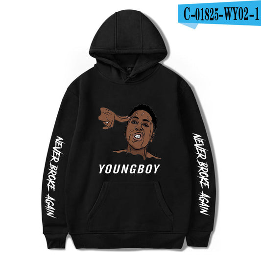Men's and women's casual hooded sweater