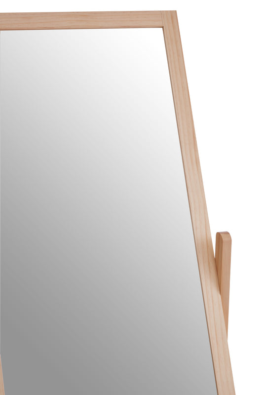 Rostok Single Drawer Floor Mirror