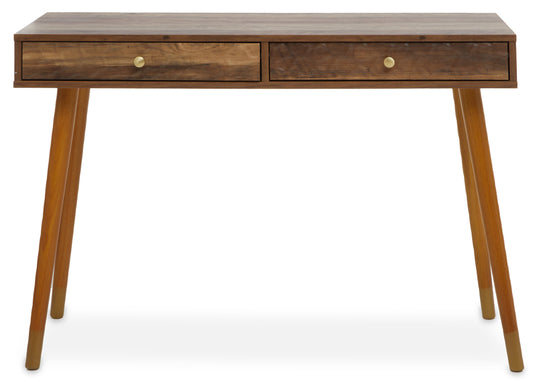 Frida Wood Veneer Console Table with 2 Drawers
