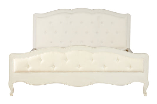 Loire White Super Kingsize Bed