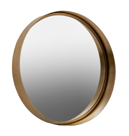 Leonov Medium Gold Finish Wall Mirror