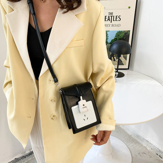 Fashion All-match Socket Mobile Phone Bag