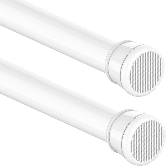 Shower Curtain Rod No Drill Extendable Anti Slip 2PCS 50-80cm Aiitomg