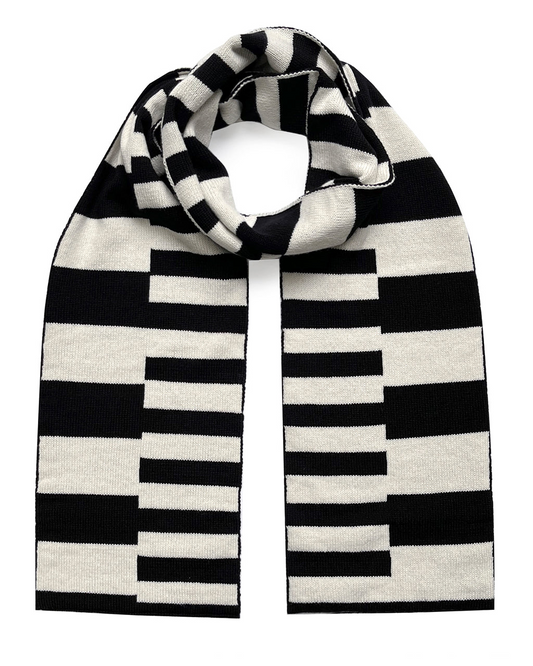 Multi-Striped Wool & Cashmere Scarf