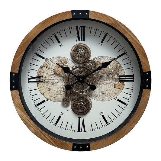 54CM GEAR CLOCK