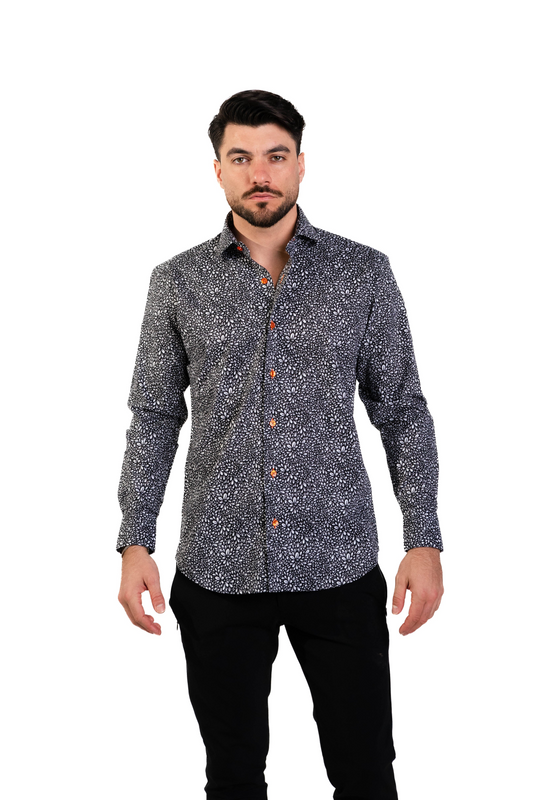 MASUTTO RENZO/18 LONG SLEEVE BUTTON DOWN SHIRT