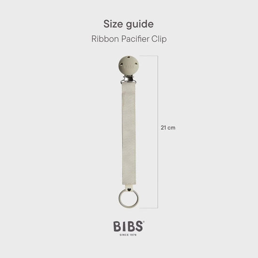 BIBS Soother Clip Ribbon - Sand