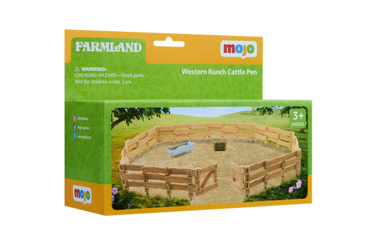 Western Ranch Cattle Pen Playset Farmyard Set