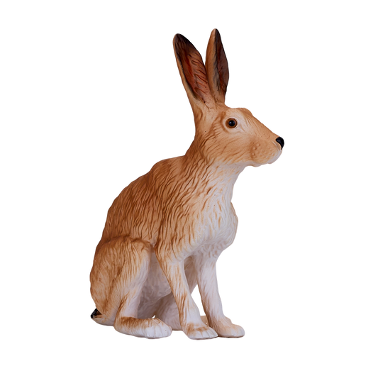 Hare Toy Figure Realistic Woodland Animal Model
