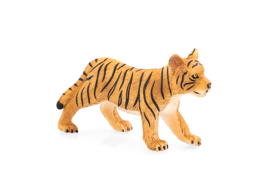 Tiger Cub Standing Toy Realistic Big Cat Figure