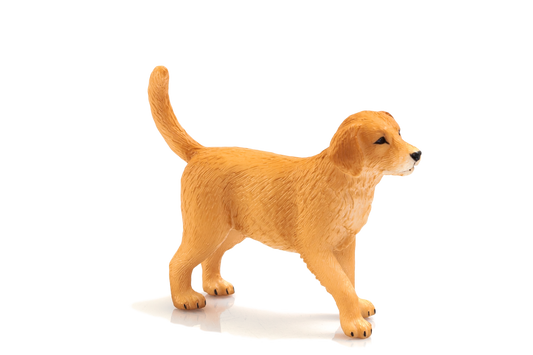 Golden Retriever Puppy Toy Realistic Pet Figurine