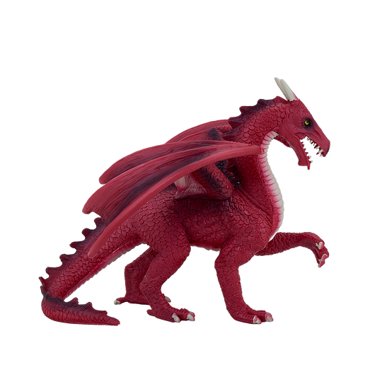 Red Dragon Toy Fantasy Mythical Creature Figure