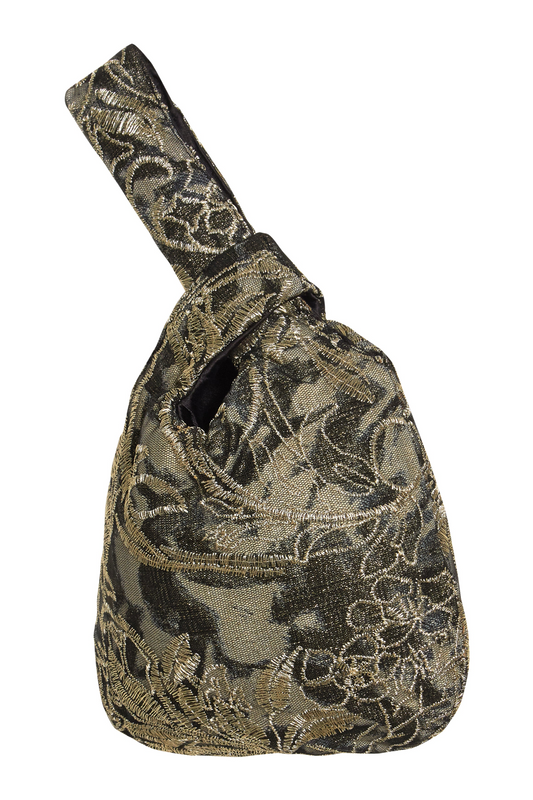 Gold Lace Pouch Bag