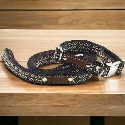 Finnigan's Deluxe Dog Collar & Personalised Tag Set