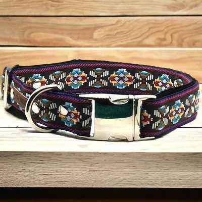 Personalised Designer Cotton Dog Collar