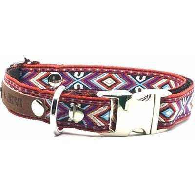 Engraved Charm Cotton Dog Collar by No.29s