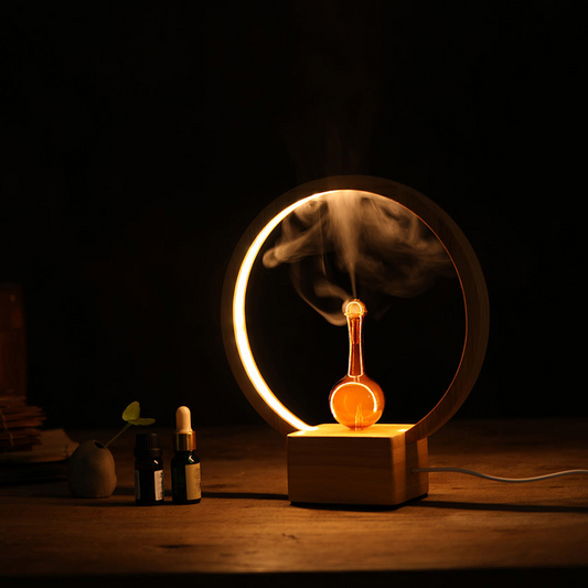 LUNA Eco-Friendly Nebuliser | Ringlight Waterless Aroma Diffuser | No Plastics Pure Essential Oil Diffusing