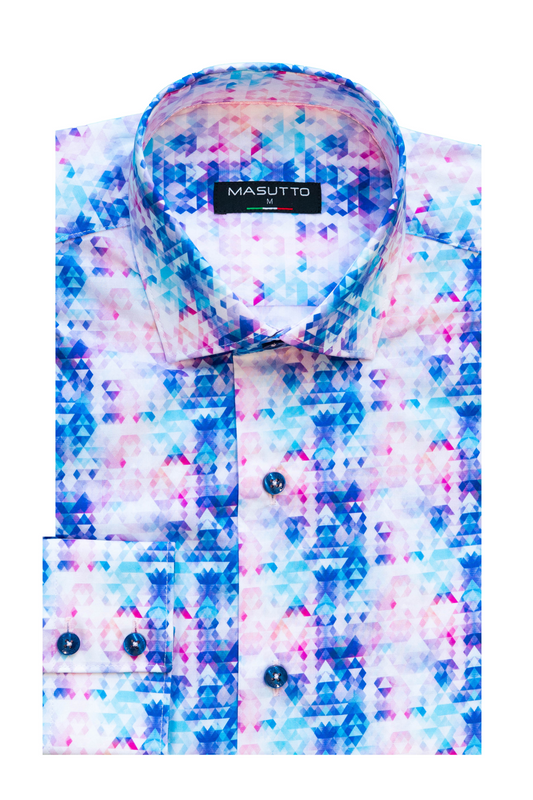 MASUTTO MORENO/05 LONG SLEEVE BUTTON DOWN SHIRT