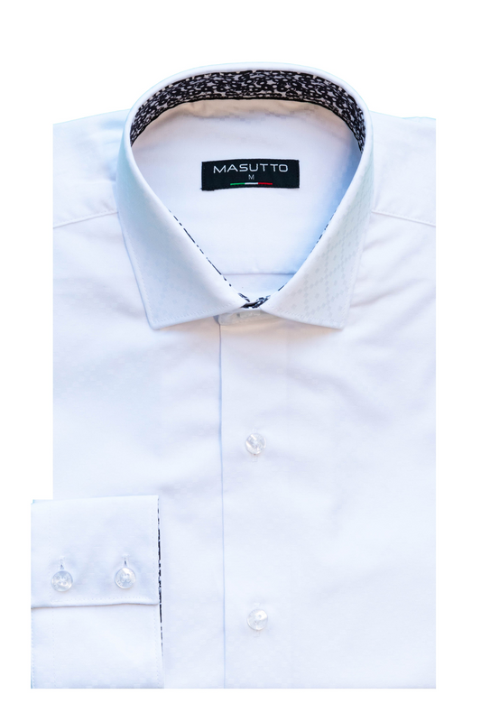 MASUTTO JAVI/05 LONG SLEEVE BUTTON DOWN SHIRT
