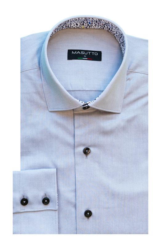 MASUTTO LOUIS/69 LONG SLEEVE BUTTON DOWN SHIRT