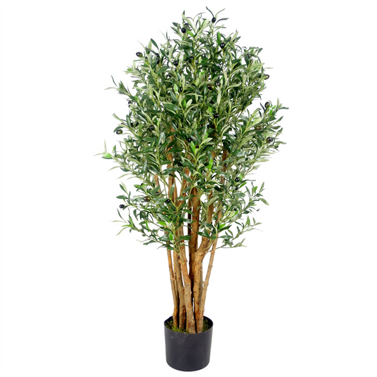 Artificial Olive Tree Plant Premium 125cm Luxury Olive Realistic House Plants Botanik