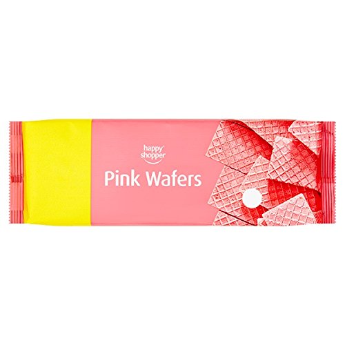 Happy Buyer Pink Wafers 100g (Pack of 12 x 100 g