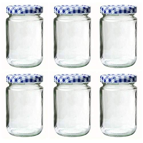 Kilner Preserving Twist Checkered Top Round Jar 93ml (Pack of 6)