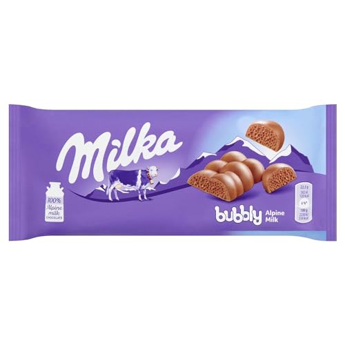 Milka Bubbly Alpine Milk Chocolate Bar 90 g
