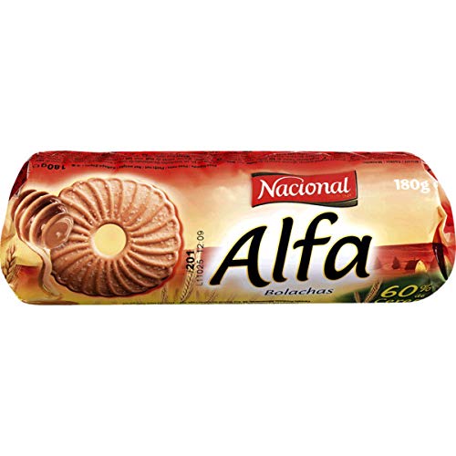 Nacional Alfa Wafers Packaging 180 g