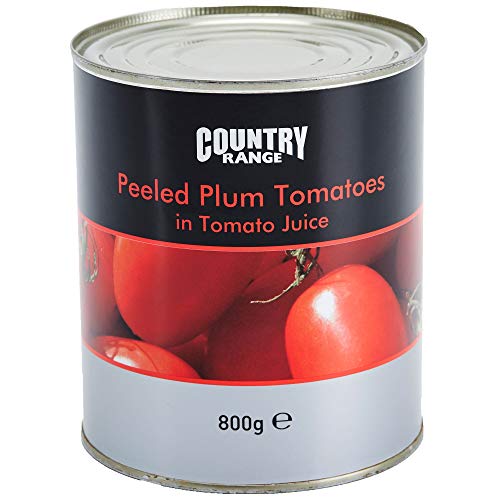 Country Range Peeled Plum Tomatoes in Tomato Juice - 1x800g