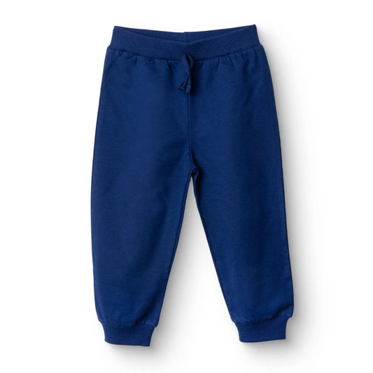 HelloBaby Boys Joggers Lace-up Basic Long Leg - Navy Blue