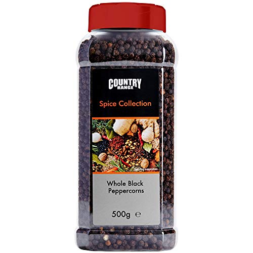 Country Range Whole Black Peppercorns - 1x500g