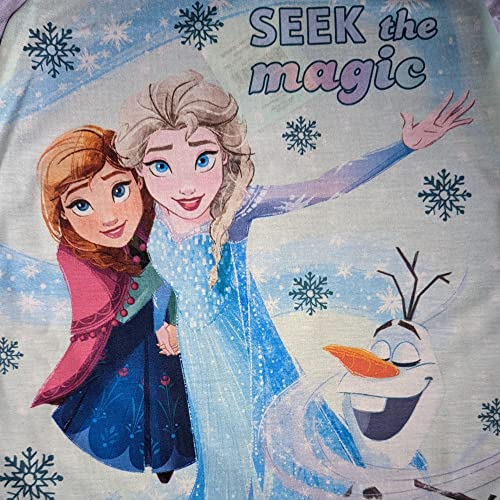 Disney Girls Frozen Nightdress - Sizes 2 to 10 Years - Seek The - 2-3 Years (92-98 cm), Blue/Lilac