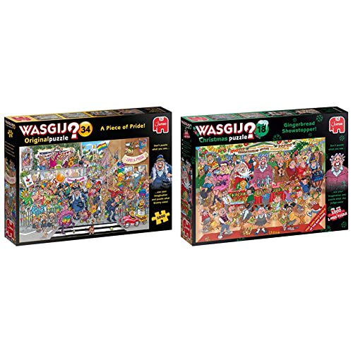 Jumbo, Wasgij, Original 34, A Piece of Pride, Jigsaw Puzzles for Adults, 1,000 piece