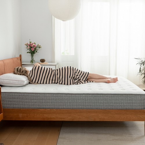 MTS010 - Good Night 20cm Hybrid Memory Foam Mattress – 7-Zone Orthopaedic Pocket Sprung, Medium Firm, Cooling & Hypoallergenic - 90x190x20cm