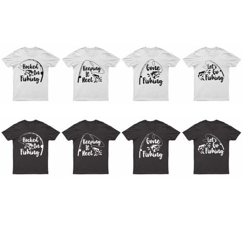 Men's Premium Fishing Logos T-Shirt