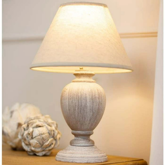 Otem Urn Table Lamp With Linen Shade