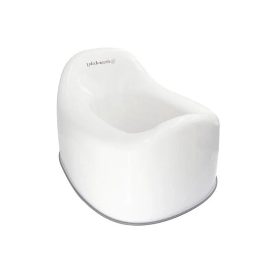 Dreambaby First Stage Toddler Potty with Grey Trim - White