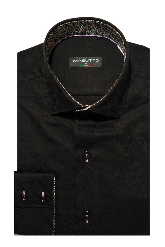 MASUTTO NAPLELS/18 LONG SLEEVE BUTTON DOWN SHIRT