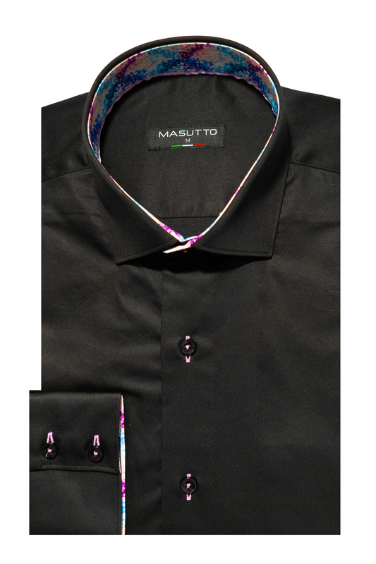 MASUTTO MONACO/18 LONG SLEEVE BUTTON DOWN SHIRT