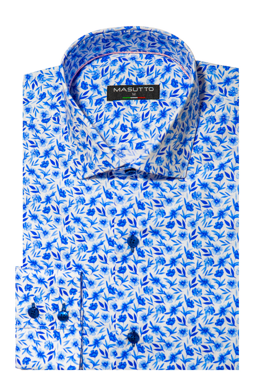 MASUTTO SOPHIA/02 LONG SLEEVE BUTTON DOWN SHIRT