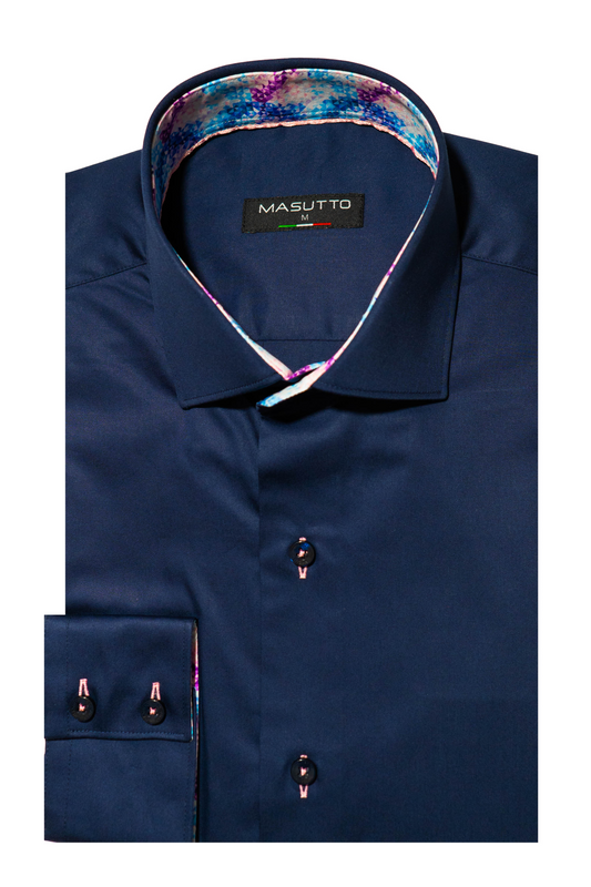 MASUTTO MONACO/92 LONG SLEEVE BUTTON DOWN SHIRT