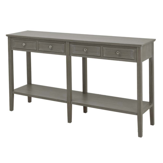 Serene Collection Four Drawer Console Table