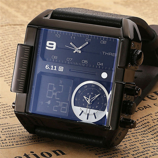 611 date 8145 countdown waterproof backlight luminous double display electronic watch | Luxury Home Accessories | Heulog Glow