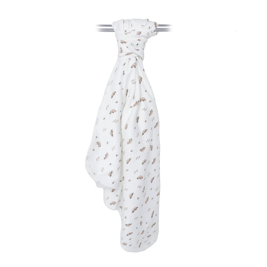 Bebecix Boys Cotton Jersey Blankets - Ecru